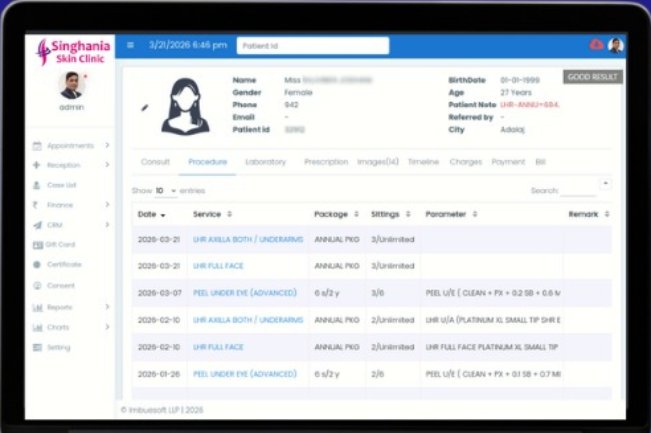 DermaPract Dashboard